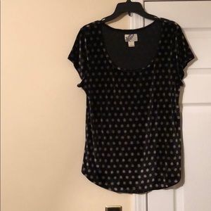 Holly Hock for Lucky Brand Velvet T-shirt